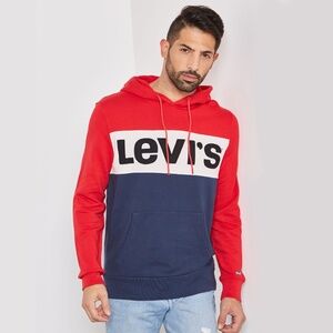 Levi’s Men’s Colour Block Long Sleeve Hoodie Sweatshirt